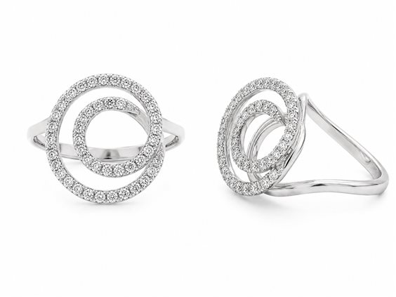 Anello Recarlo Donna in Oro Diamante 0.48 Ct ZS 643/B - ZS 643/B